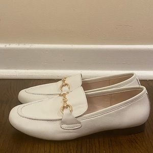 Cream coloured loafers